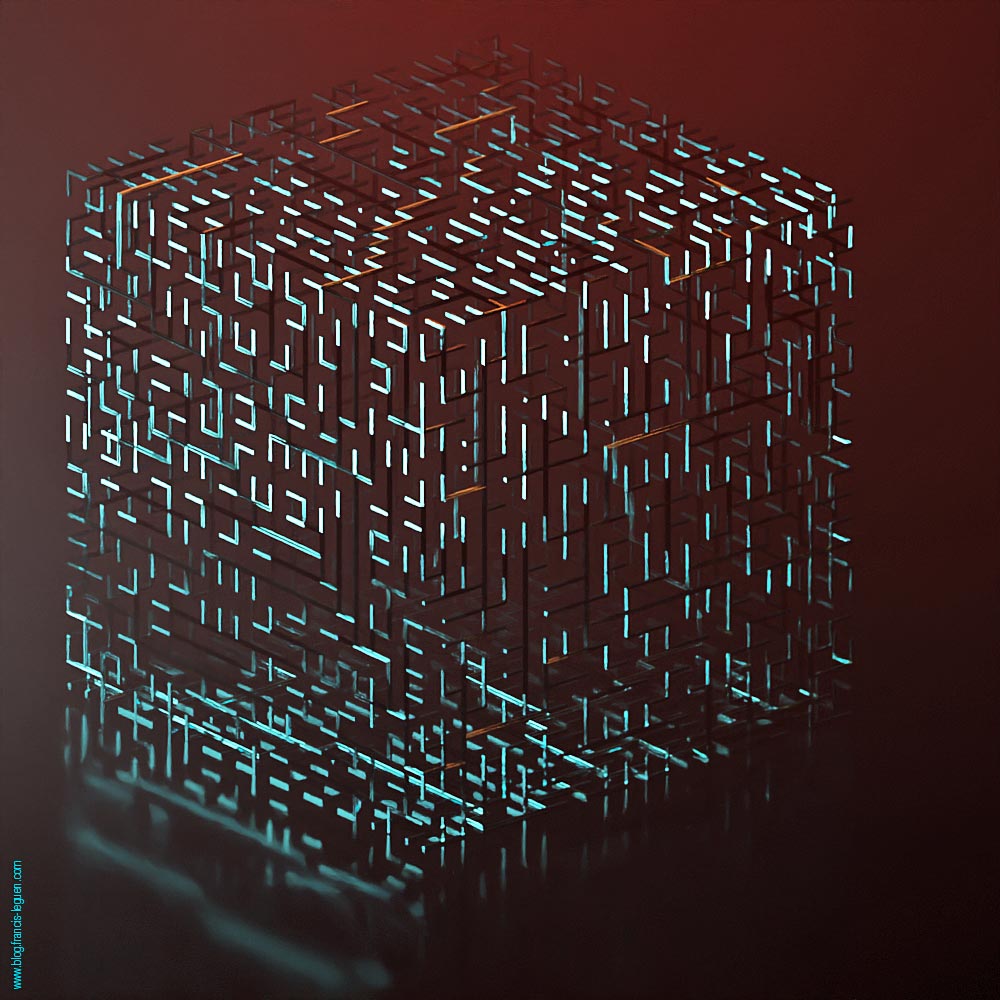 Fractales : des figures de Lichtenberg avec Blender ! - 3D - 3D, modèle, surface