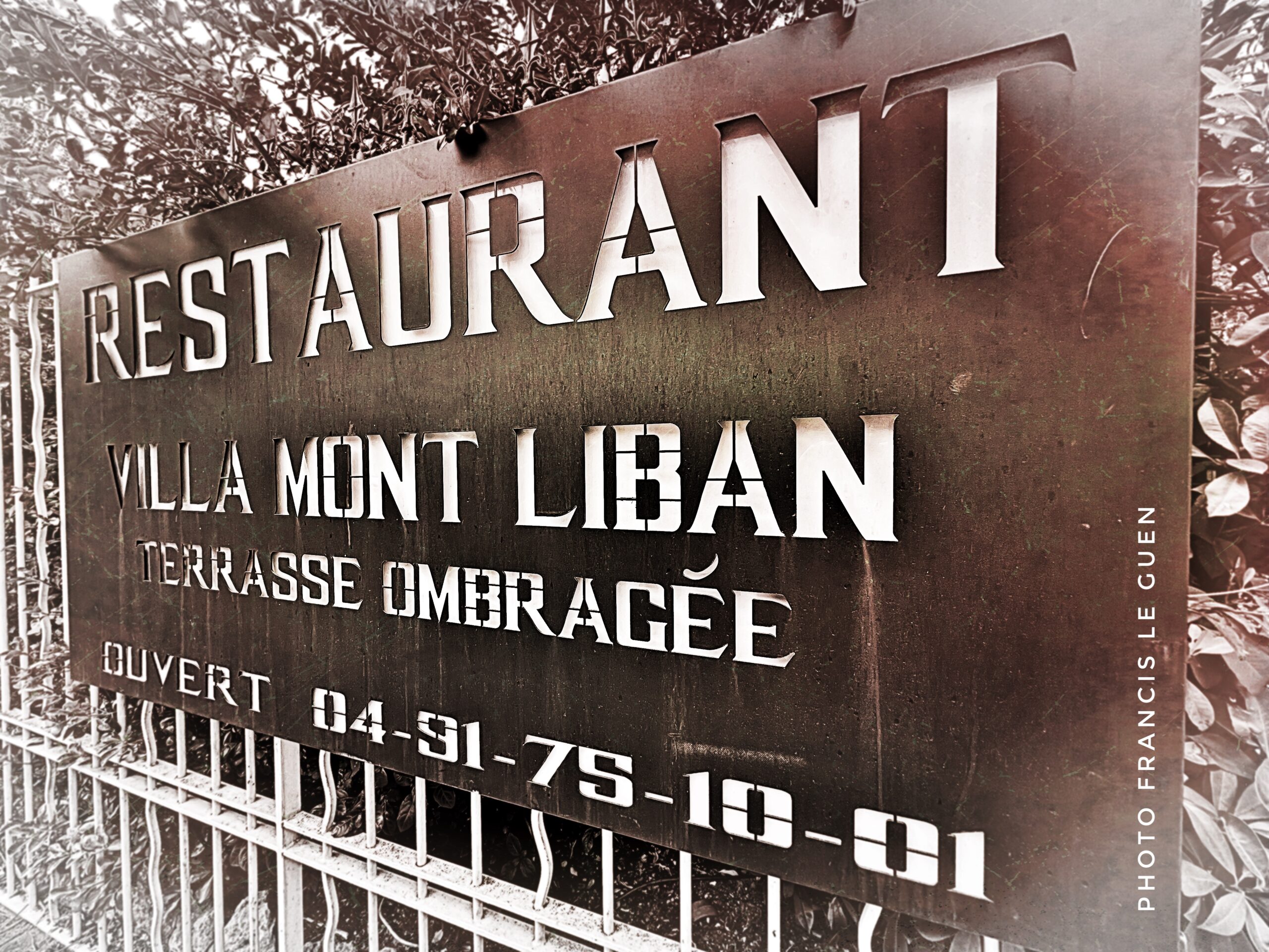 Villa Mont Liban - Restaurant - Marseille - architecture, Notre-Dame, corniche