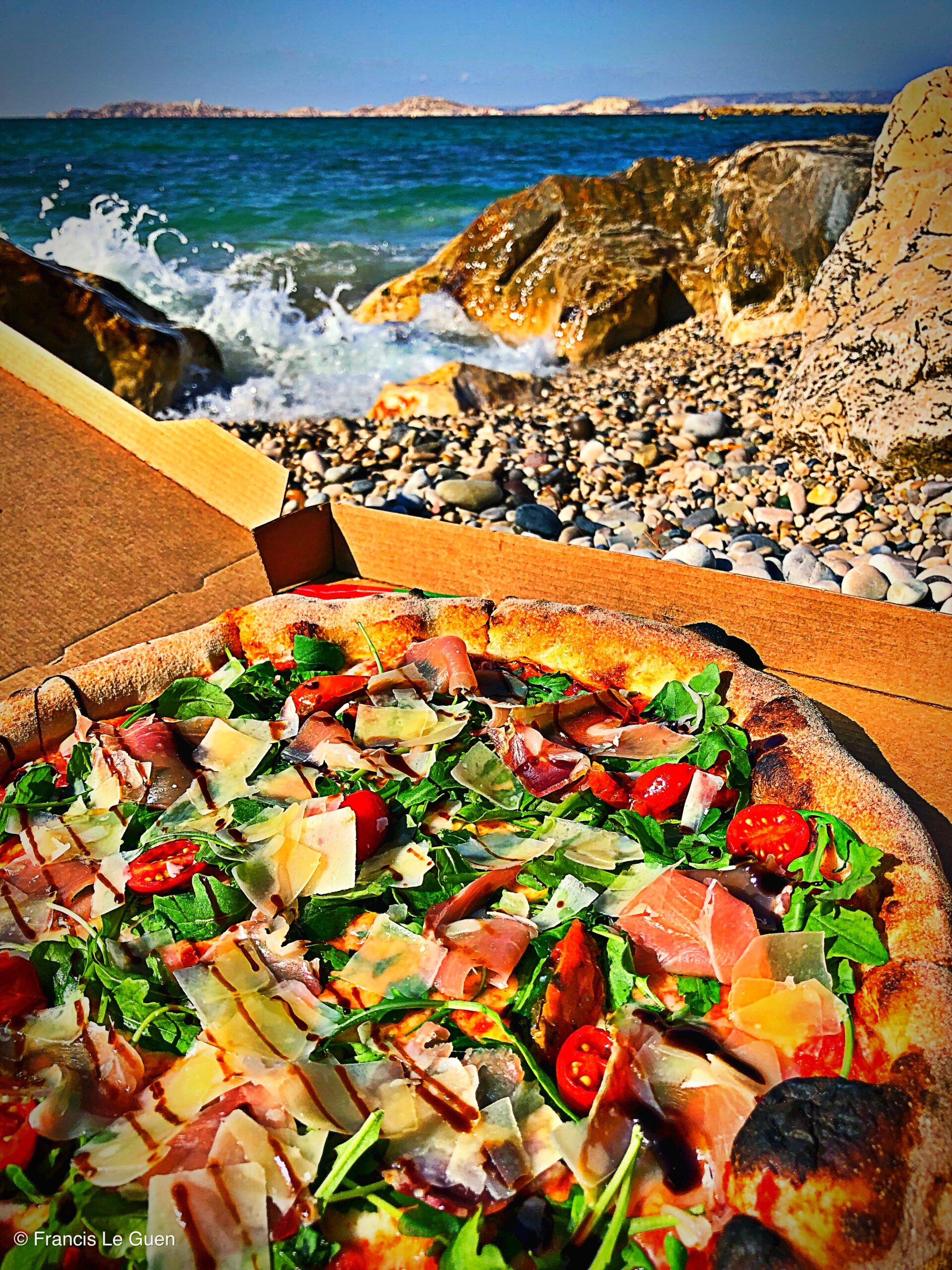 L'Authentique pizzas - Marseille - ville, Méditerranée, panier