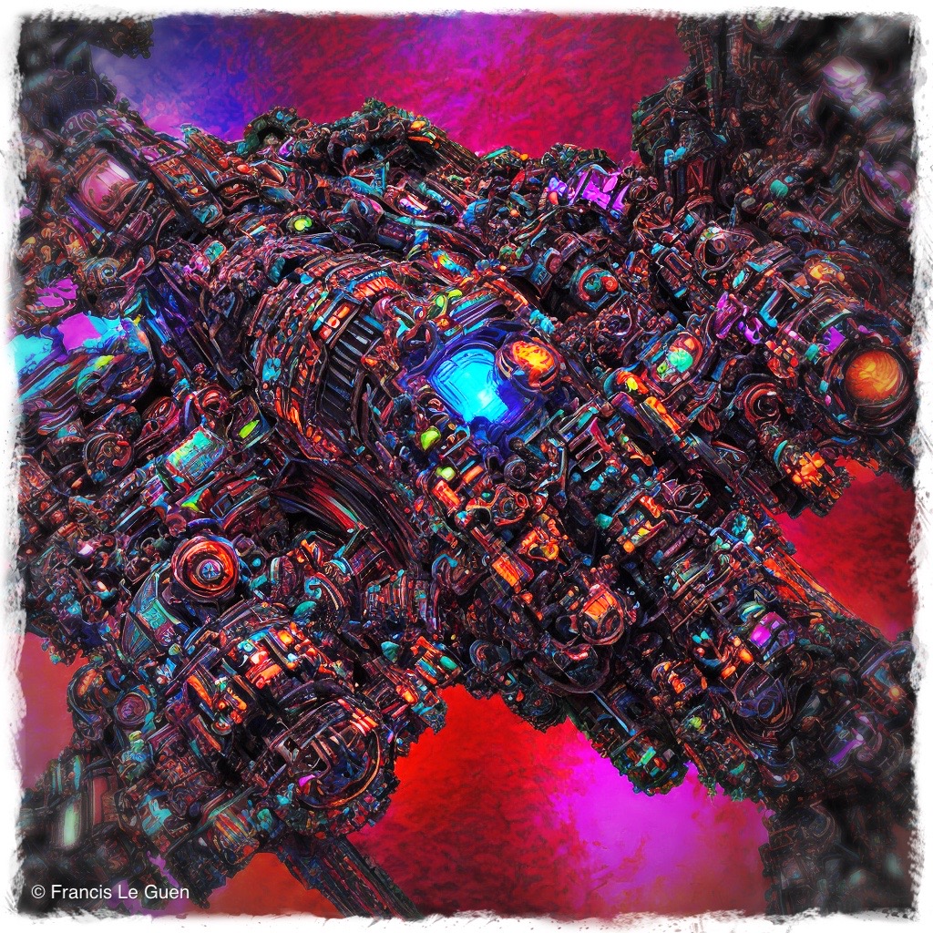 Générer des fractales avec l'intelligence artificielle ! - Boutique fractale - art mural, collection, coloré