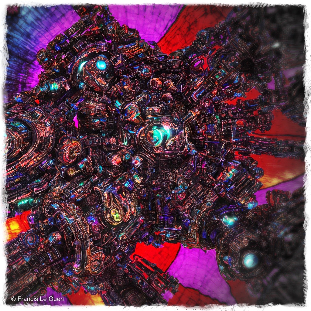 Générer des fractales avec l'intelligence artificielle ! - Boutique fractale - art mural, collection, coloré