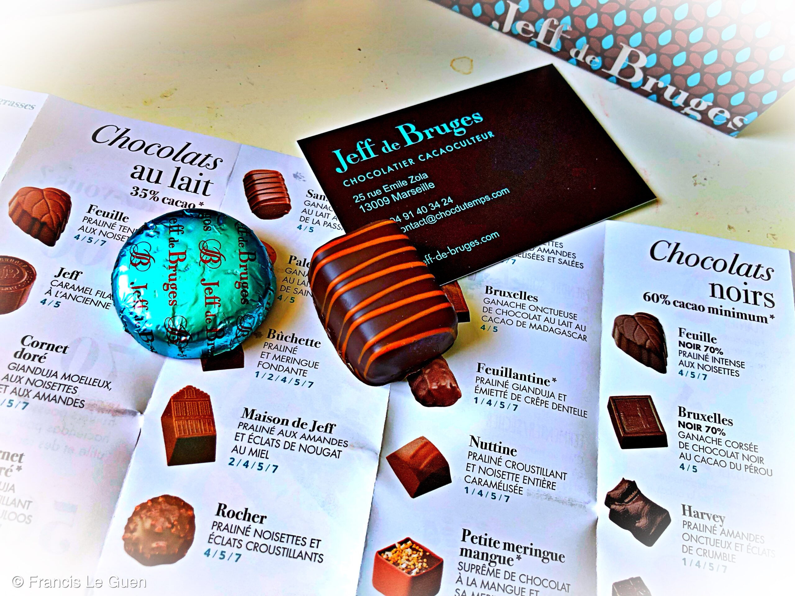 Jeff de Bruges - Chocolatier - Marseille - lumière, Méditerranée, Prado