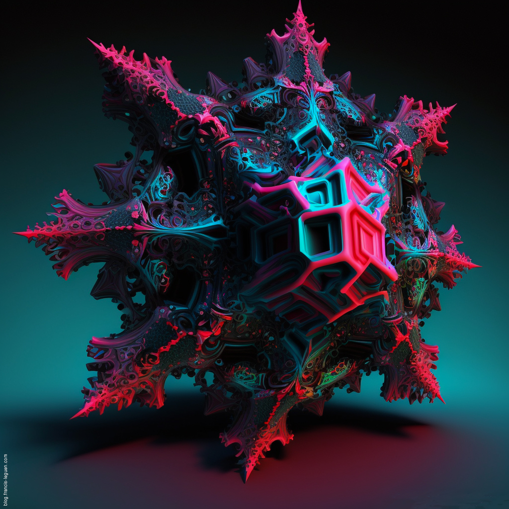 Générer des fractales avec l'intelligence artificielle ! - Boutique fractale - art mural, collection, coloré