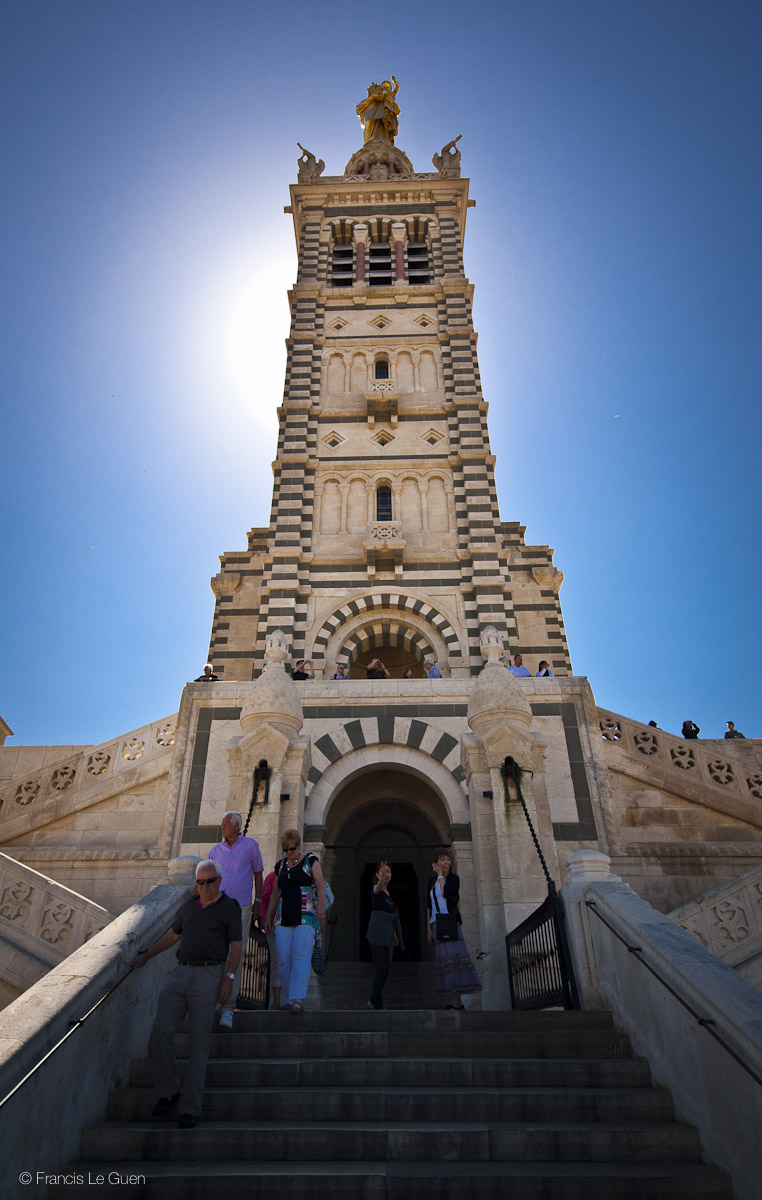Notre Dame de la Garde - Marseille - Marseille - Marseille, Méditerranée, panier
