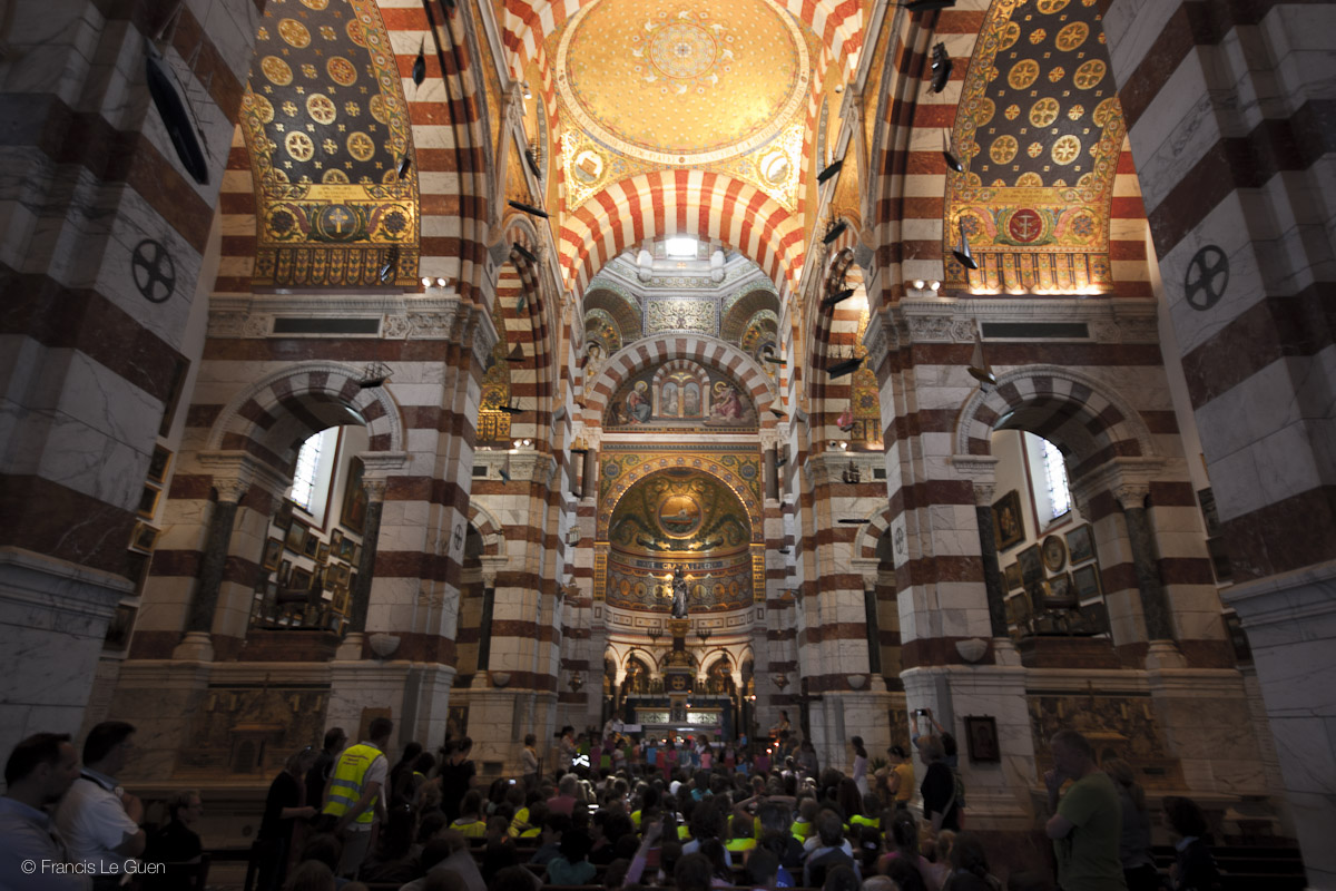 Notre Dame de la Garde - Marseille - Marseille - Marseille, Méditerranée, panier