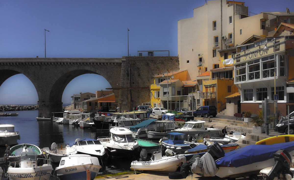 Vallon des Auffes - Marseille - Marseille - architecture, port, Notre-Dame