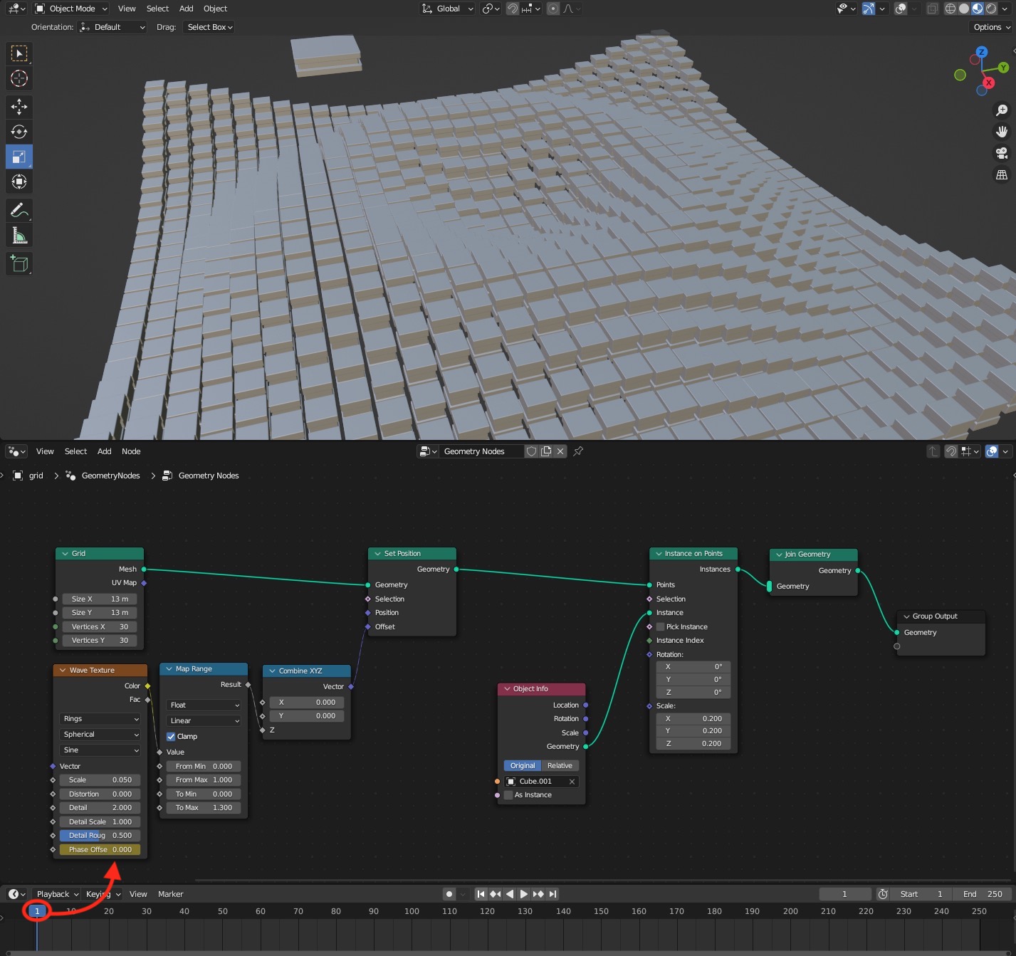 Motion Design : réaliser des animations en boucle - 3D - modèle, maillage, espace
