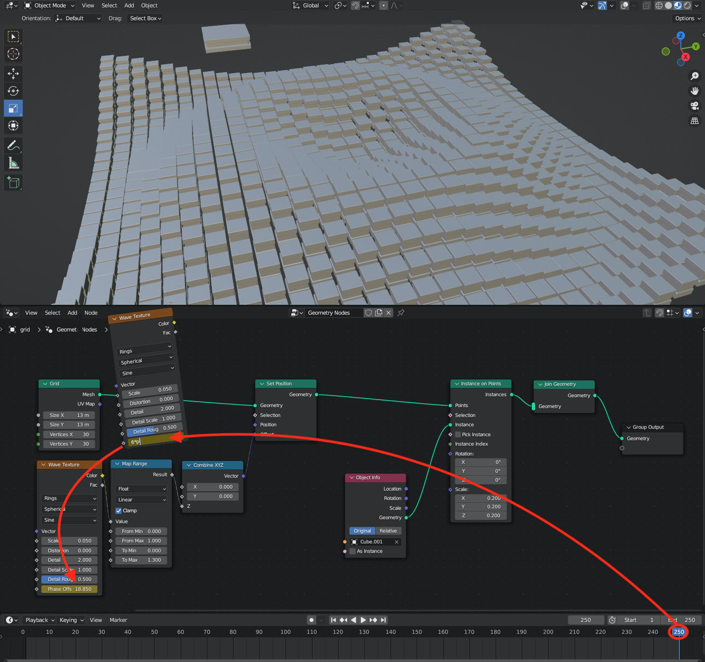 Motion Design : réaliser des animations en boucle - 3D - modèle, maillage, espace