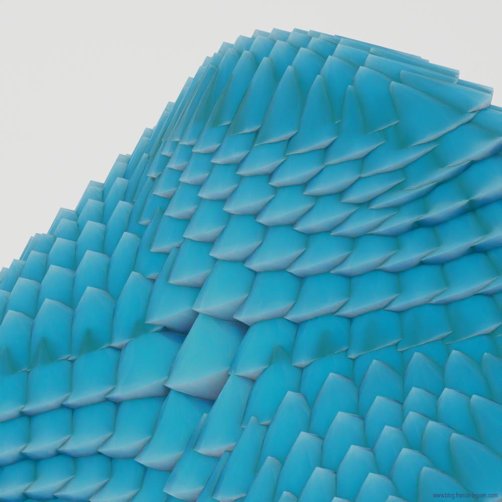 Itérations : dans Blender aussi... - 3D - volume, maillage, surface