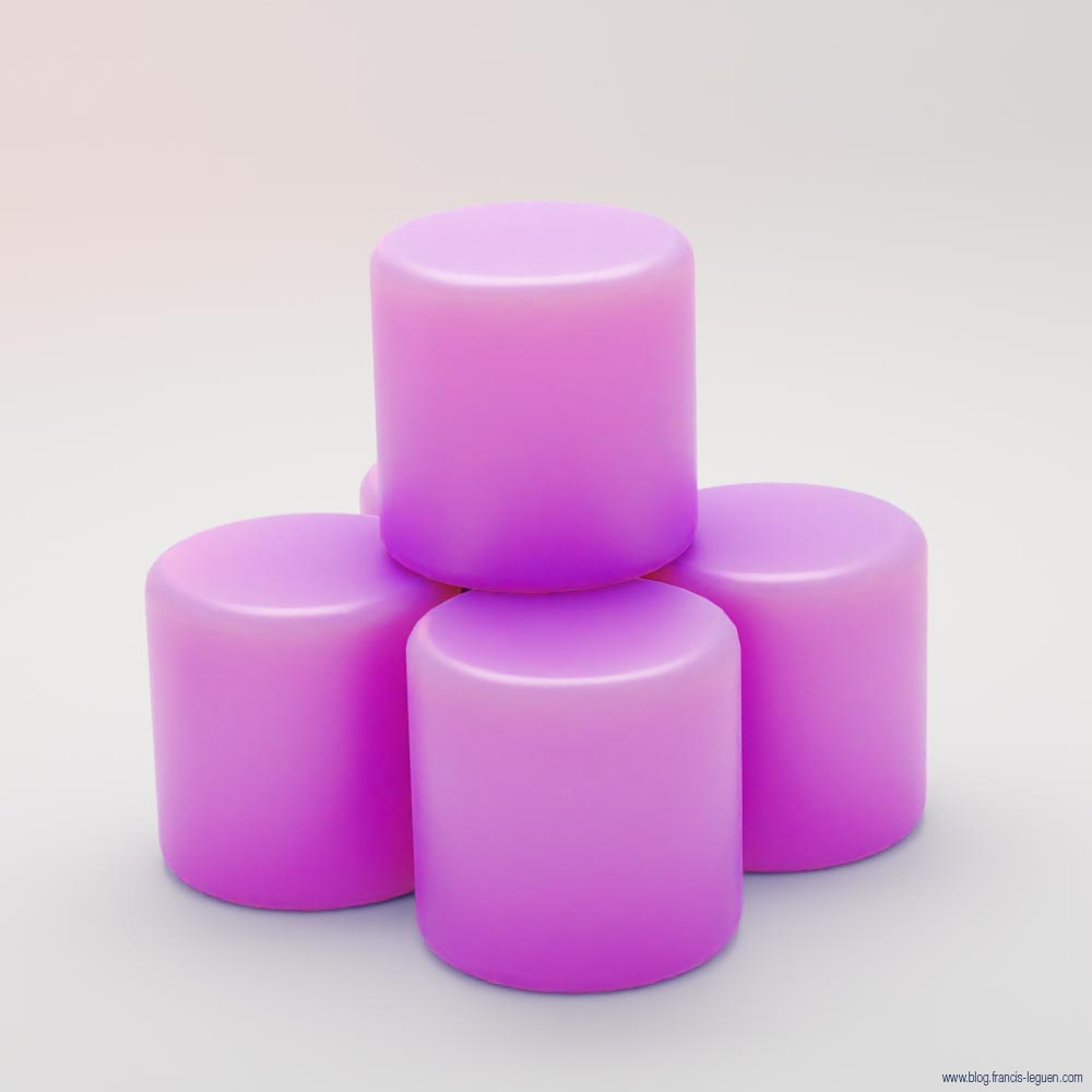 Itérations : dans Blender aussi... - 3D - volume, maillage, surface
