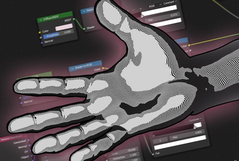 Blender : des rendus crayonnés