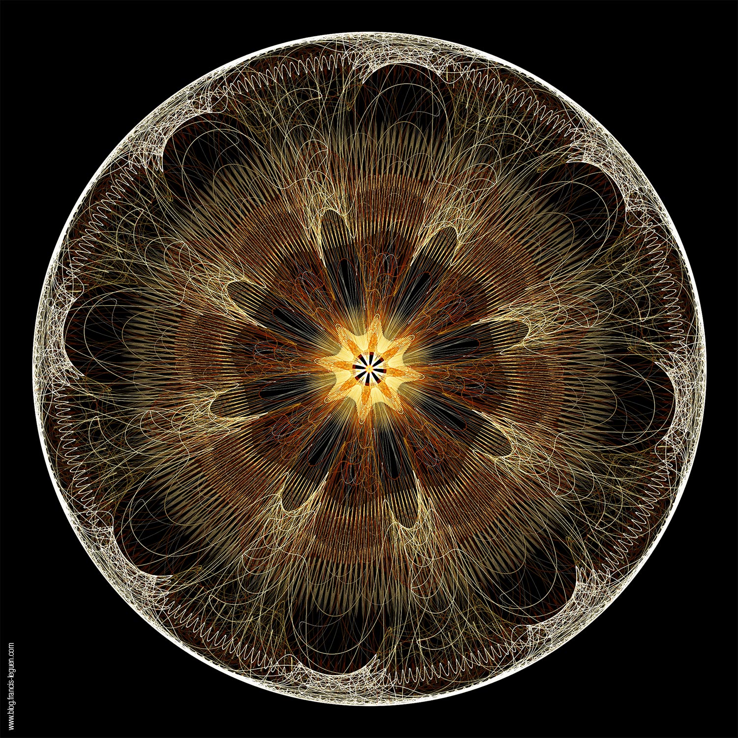 Blender : des mandalas animés - 3D - profondeur, texture, lumière