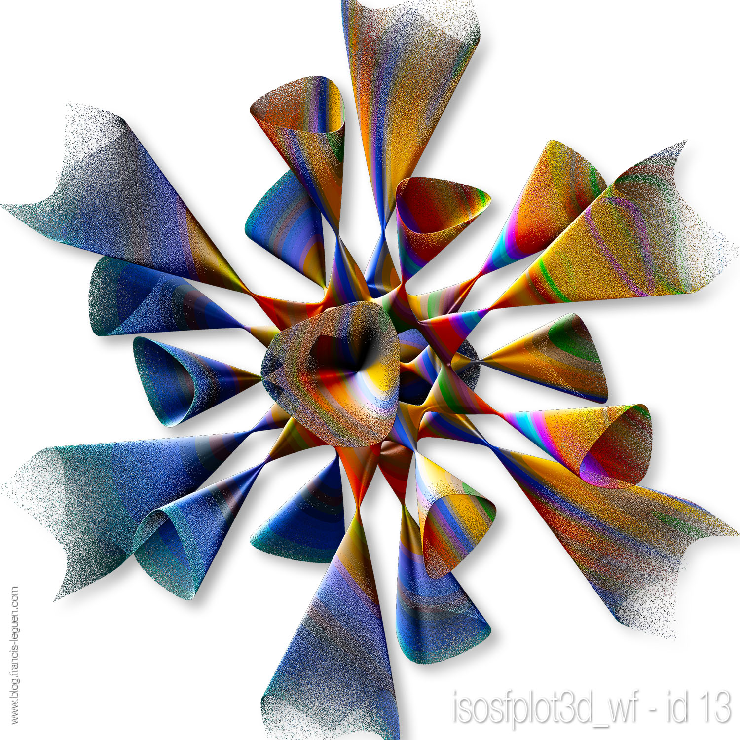 PointGrid 3D, Isoplot3D et les autres : les solides dans JWildfire. - Fractales - spirales, symétrie, coloré