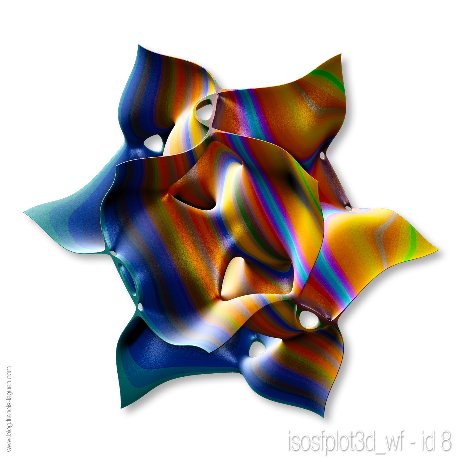 PointGrid 3D, Isoplot3D et les autres : les solides dans JWildfire. - Fractales - spirales, symétrie, coloré