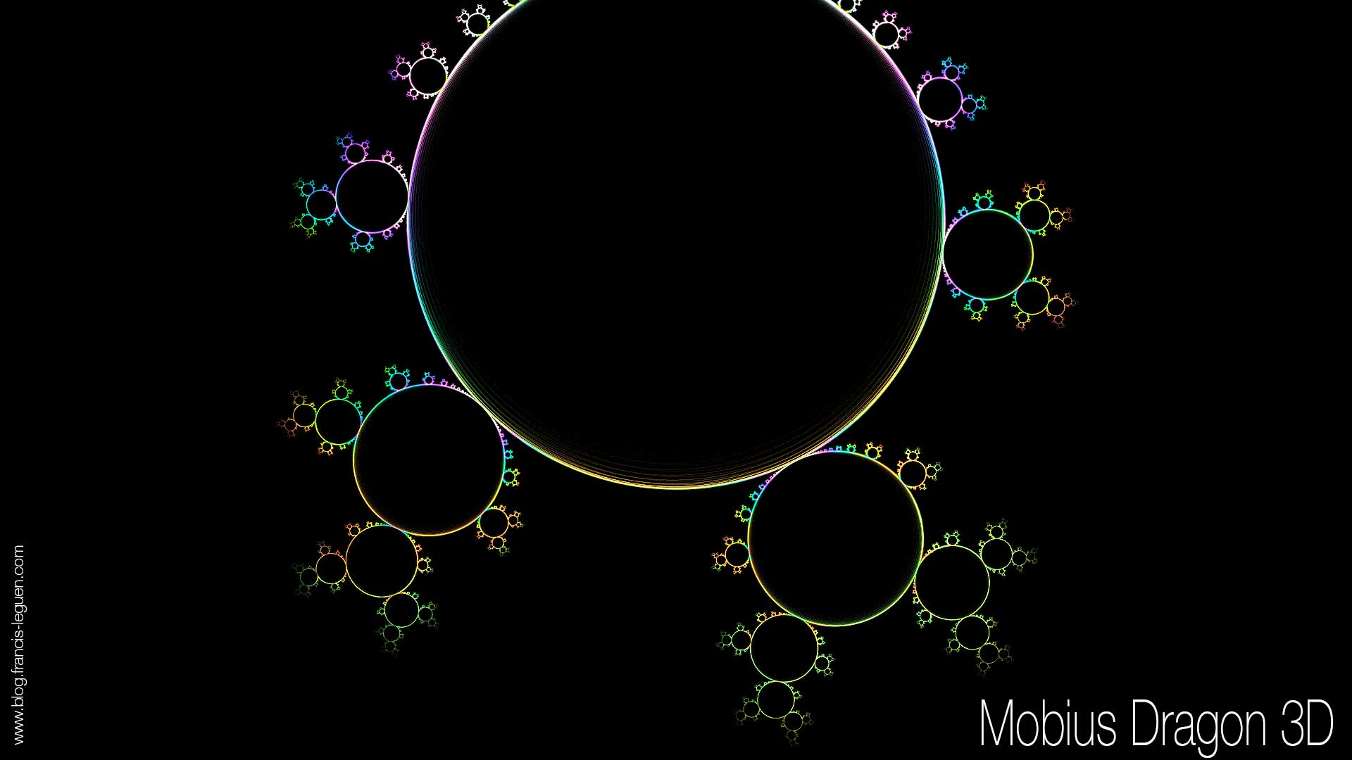 JWildfire : des dragons de Mobius en 3D ! - Fractales - courbes, mathématiques, zoom