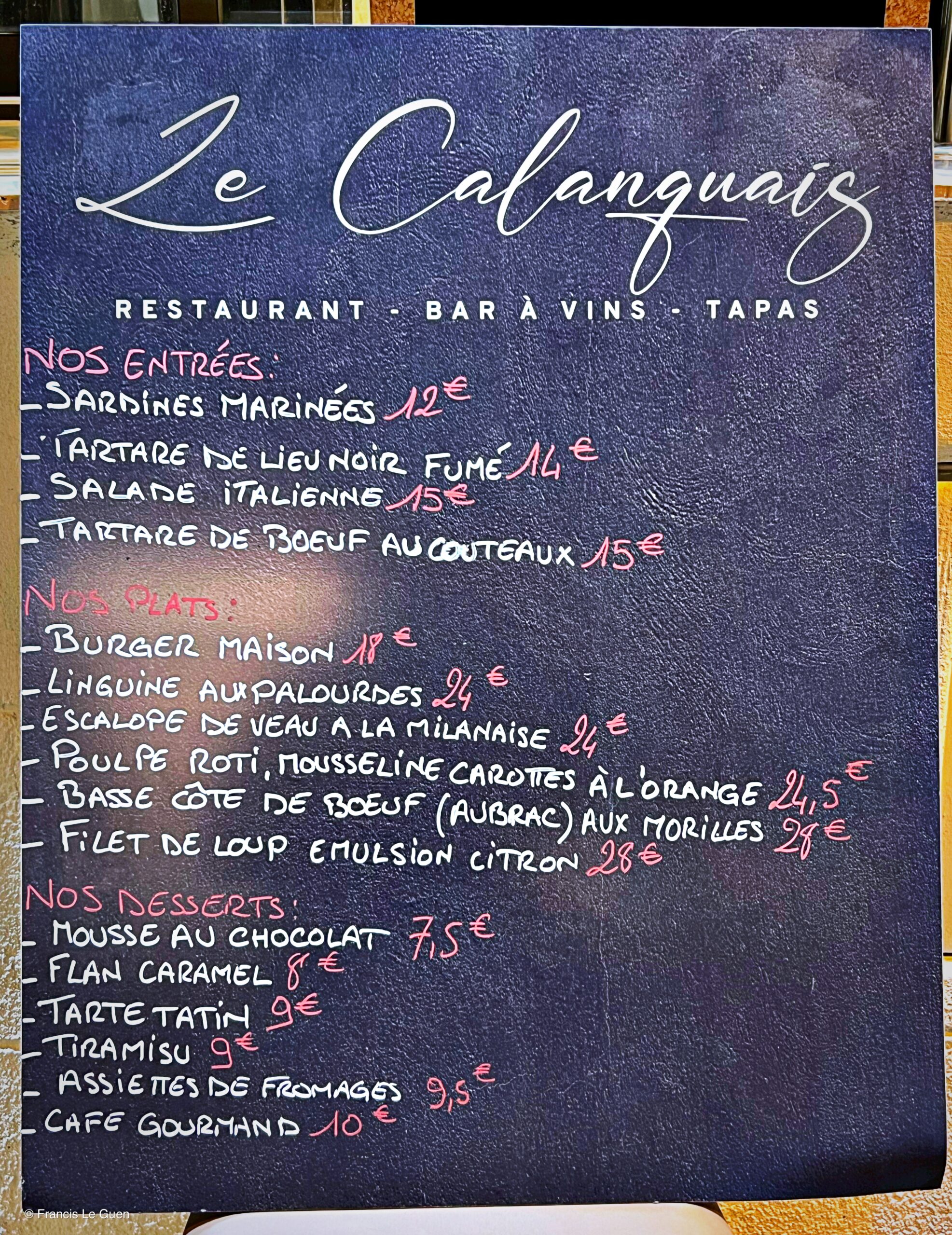 Le calanquais - Marseille - Marseille - port, Notre-Dame, sud