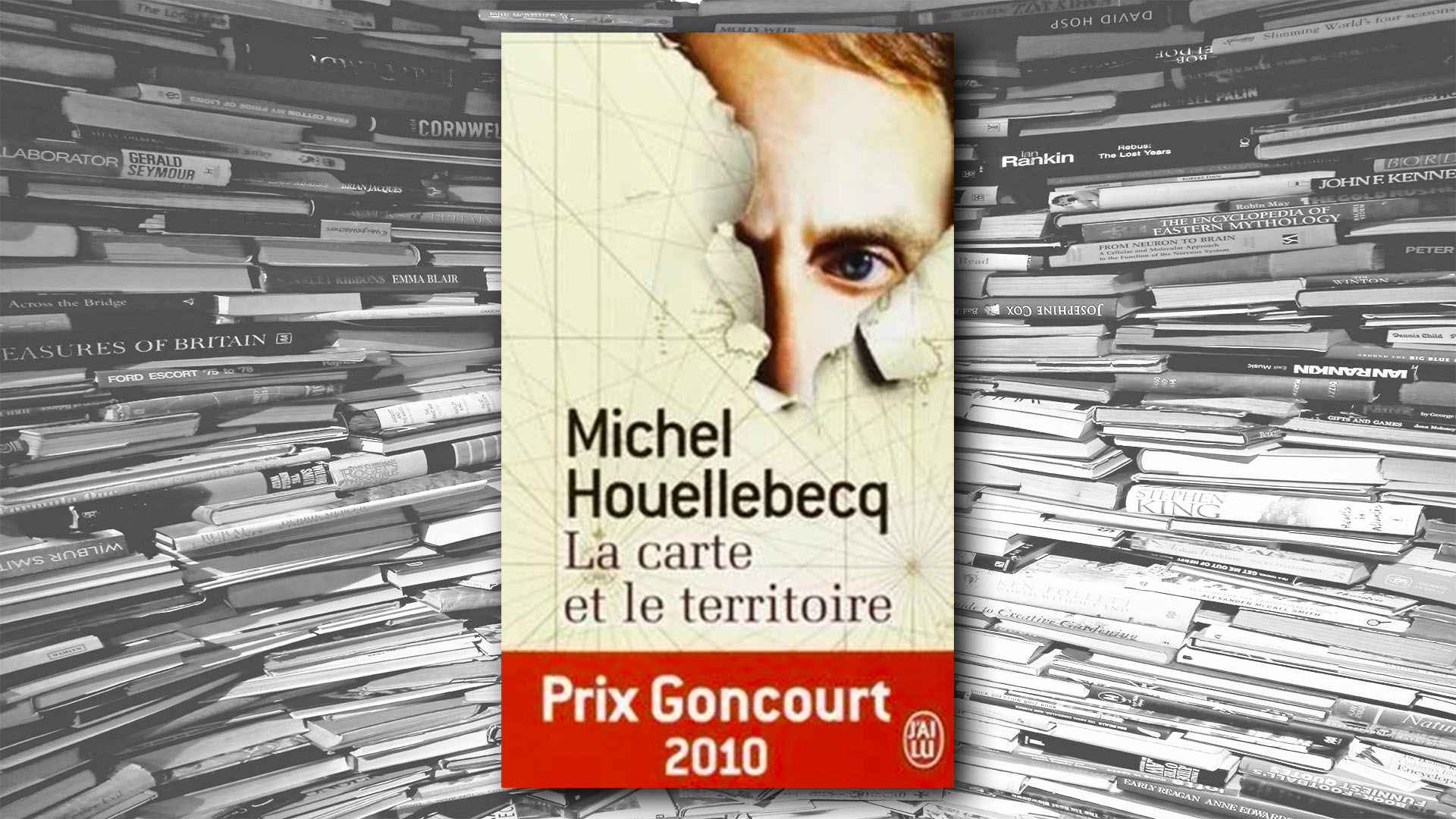 La carte et le territoire - Michel Houellbecq - Livres - couverture, reliure, imagination