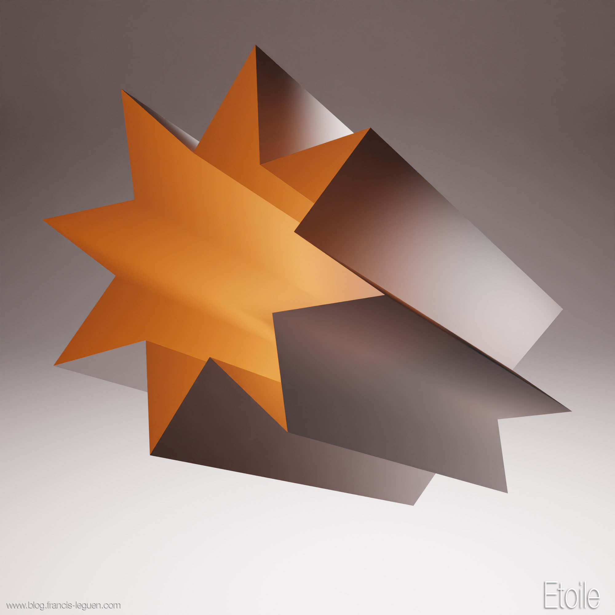 Des attracteurs étranges en 3D dans Blender - 3D - rendu, perspective, espace