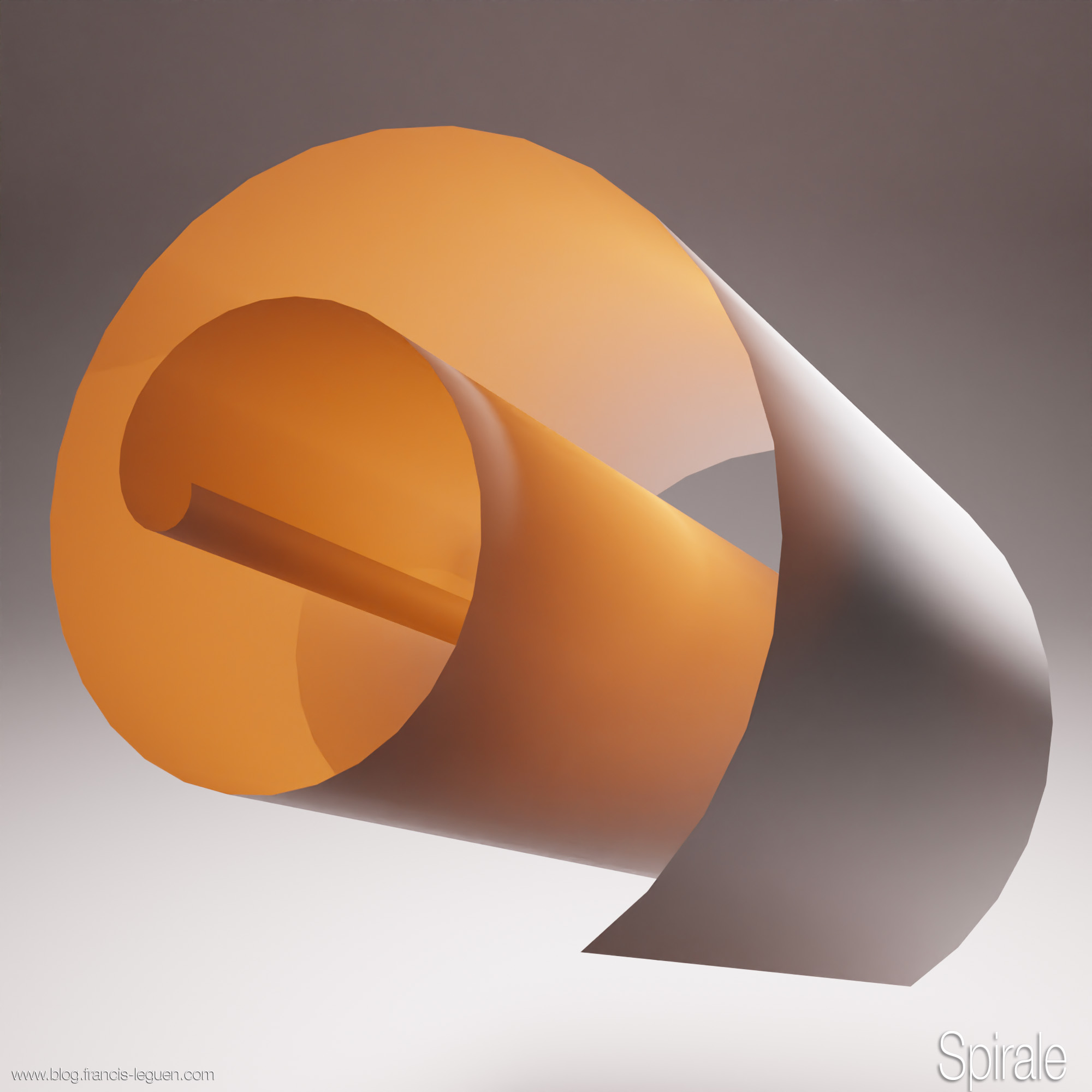Des attracteurs étranges en 3D dans Blender - 3D - rendu, perspective, espace