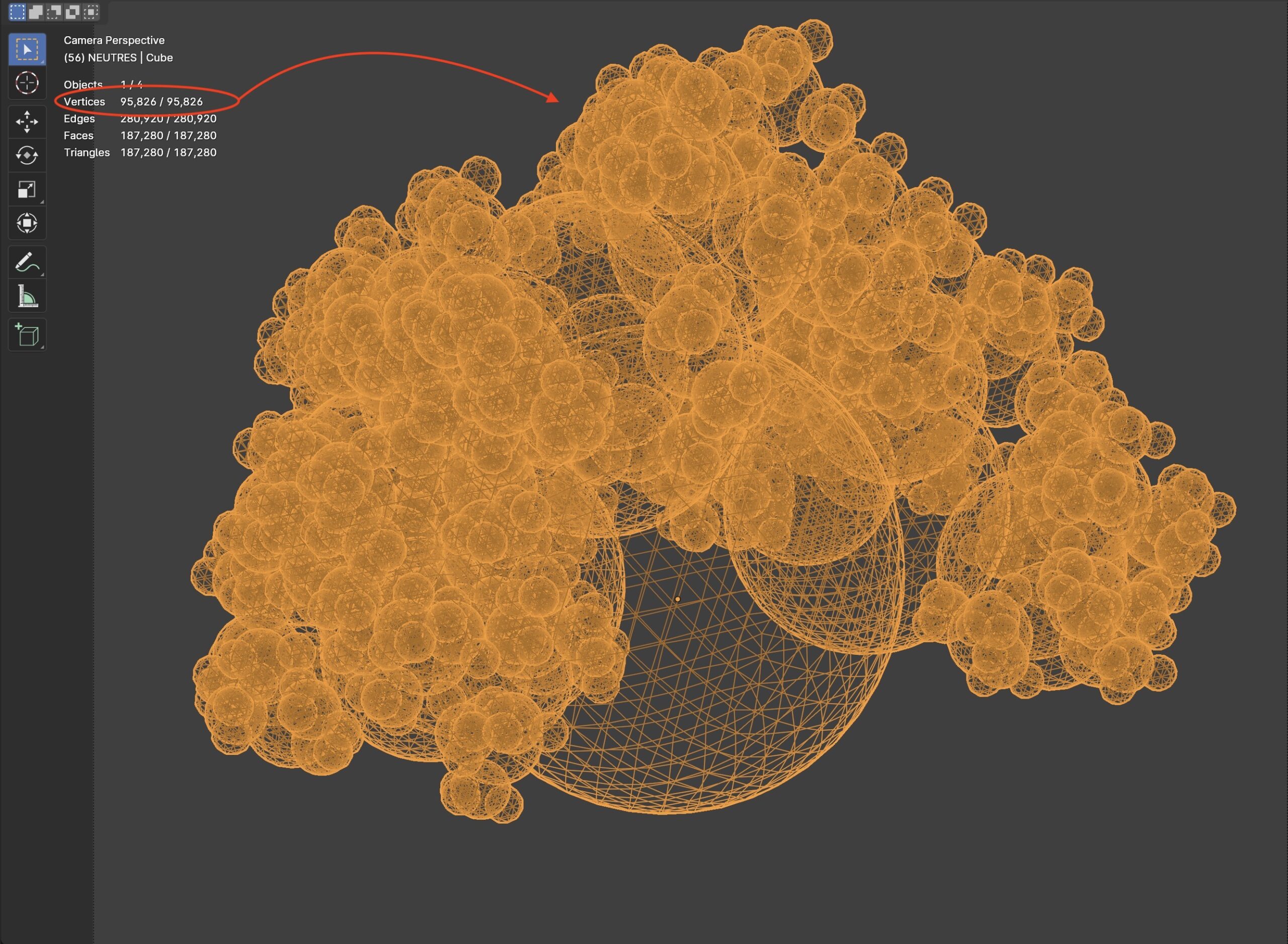 Fractales : des arbres de Pythagore avec Blender - 3D - profondeur, perspective, lumière