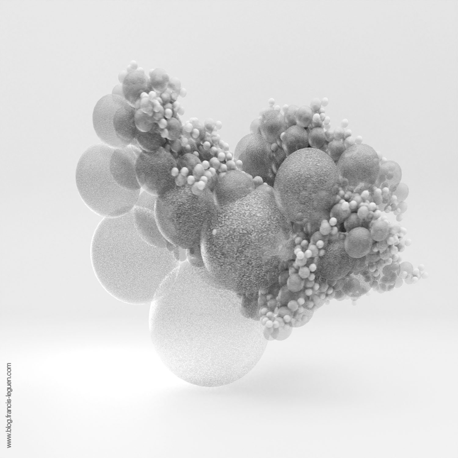 Fractales : des arbres de Pythagore avec Blender - 3D - profondeur, perspective, lumière