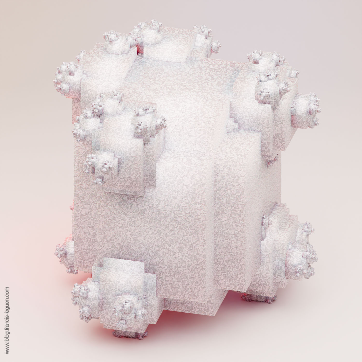 Fractales : des arbres de Pythagore avec Blender - 3D - profondeur, perspective, lumière