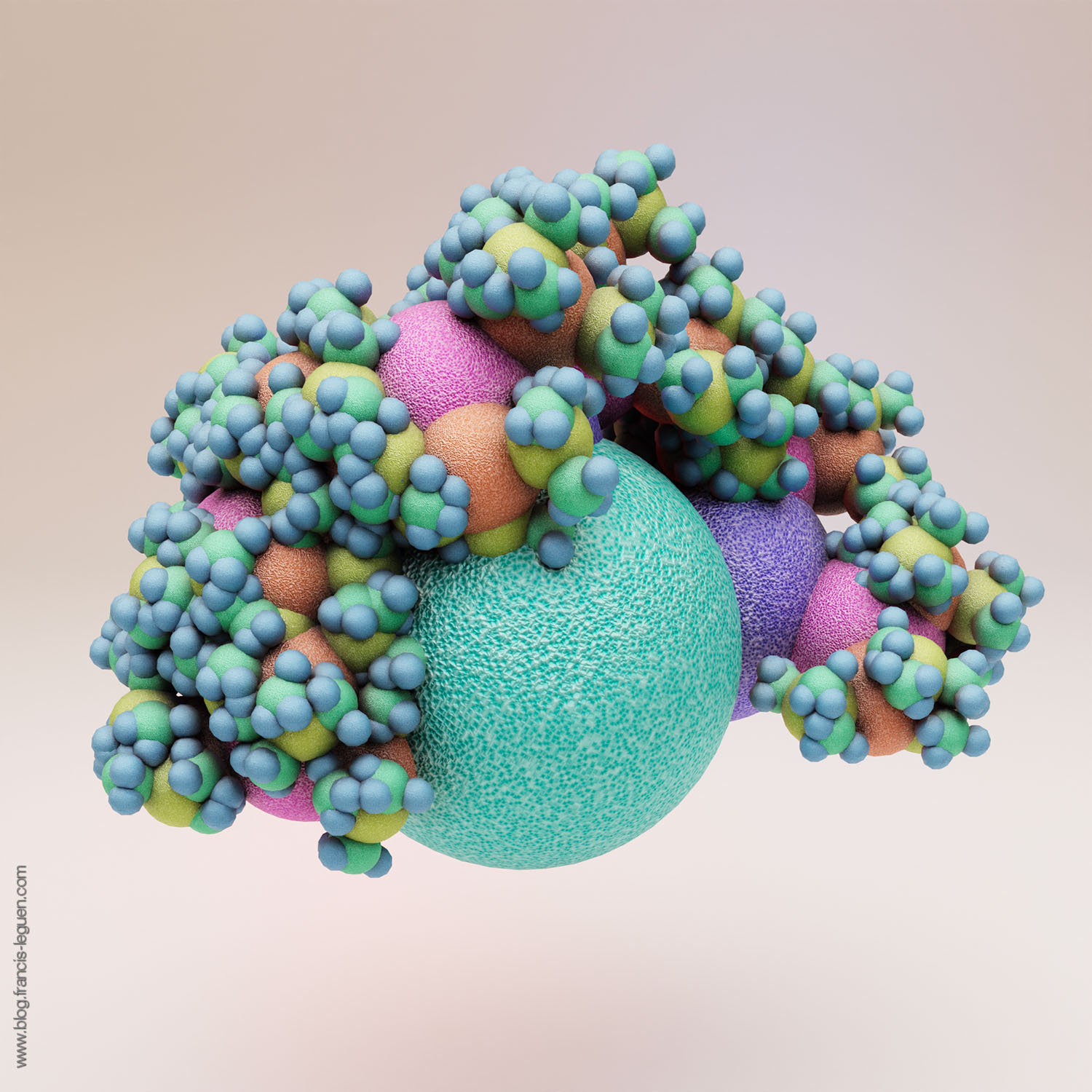 Fractales : des arbres de Pythagore avec Blender - 3D - profondeur, perspective, lumière