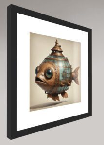 Poisson "gros yeux" - Tirages sur papier, Old Wave - Francis Le Guen