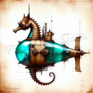 Hippocampus 2 - Tirages sur papier - papier, tirage, impression artistique