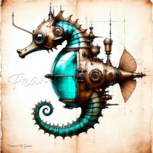 Hippocampus 3 - Tirages sur papier - papier, tirage, impression artistique
