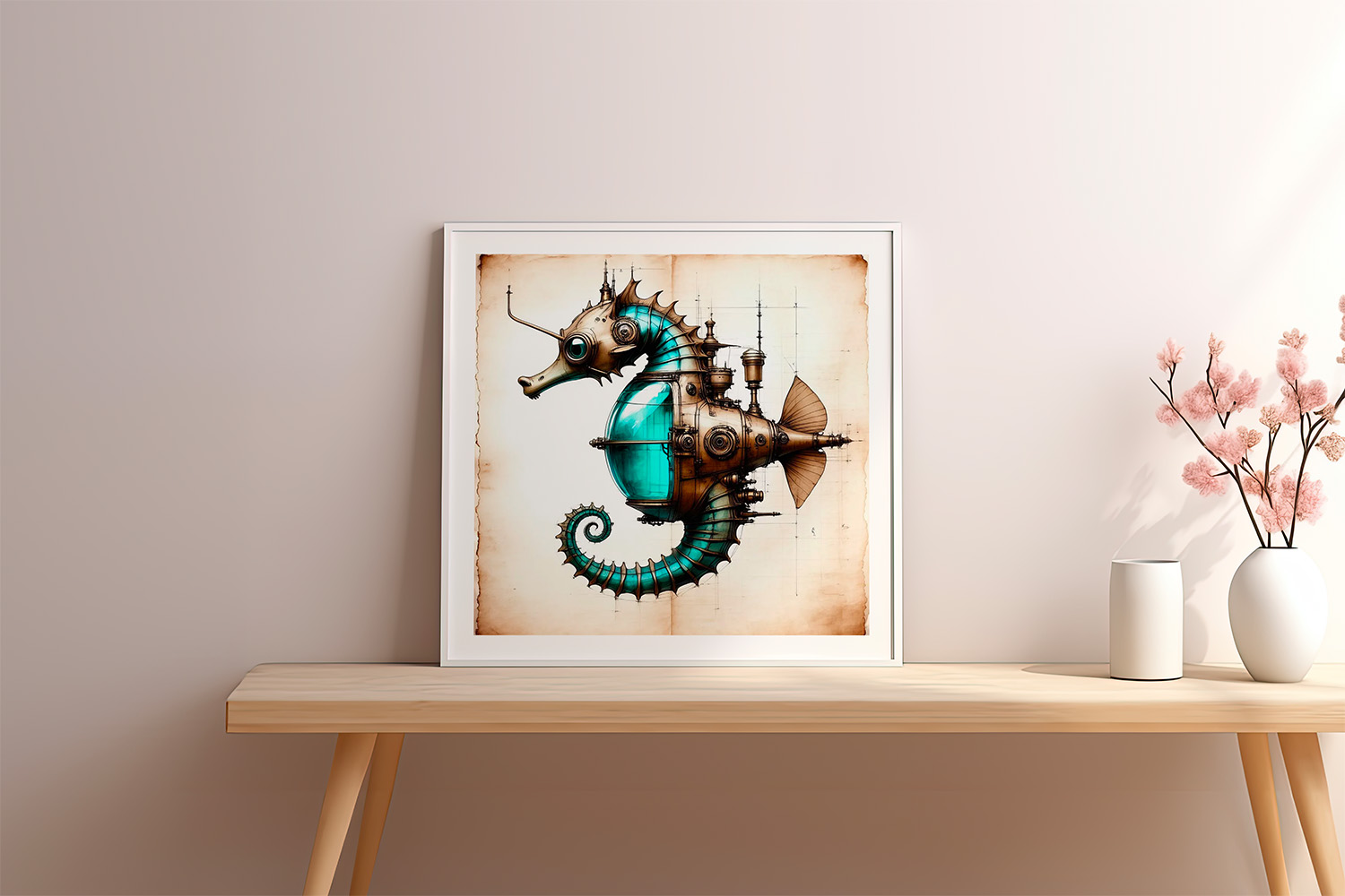 Hippocampus 3 - Tirages sur papier - papier, tirage, impression artistique