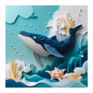 Baleine - Tirages sur papier - papier, tirage, impression artistique