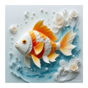 Poisson clown - Tirages sur papier - papier, tirage, impression artistique