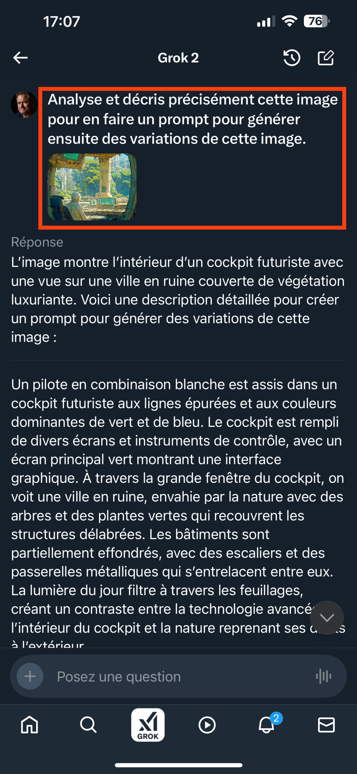 Grok 2 : la génération d'images sur X. Et sur téléphone... - Graphisme - couleurs, visuel, palette