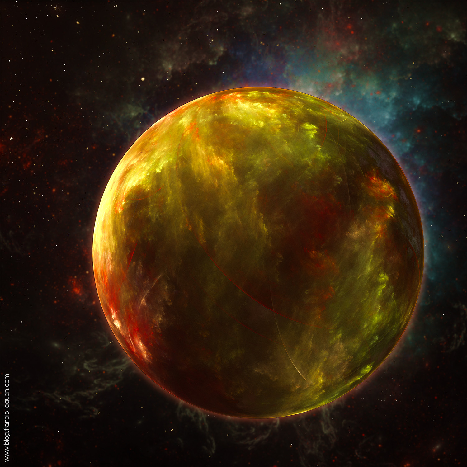 Jupiter dans JWildfire - Espace - cosmos, étoiles, astronomie