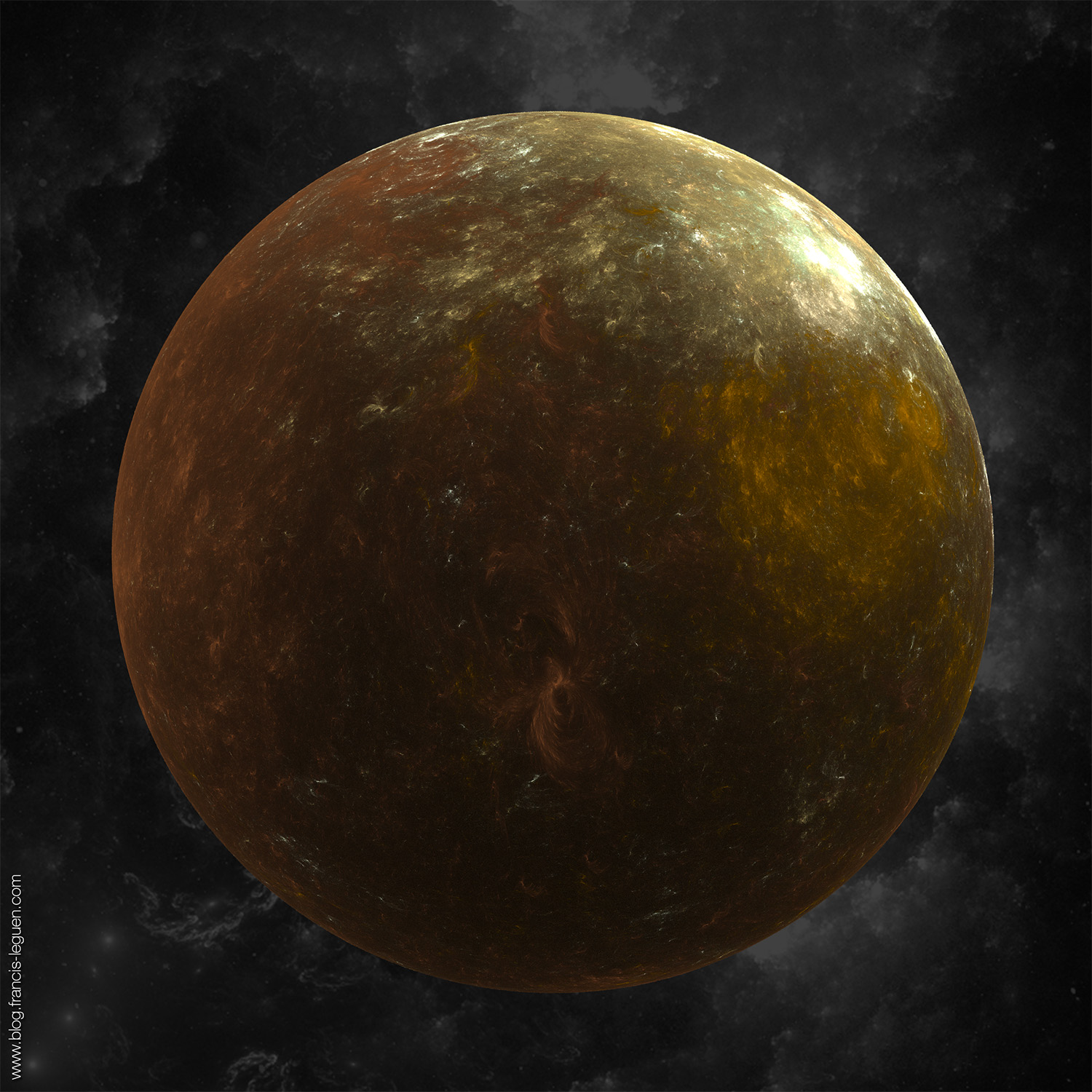 Jupiter dans JWildfire - Espace - cosmos, étoiles, astronomie