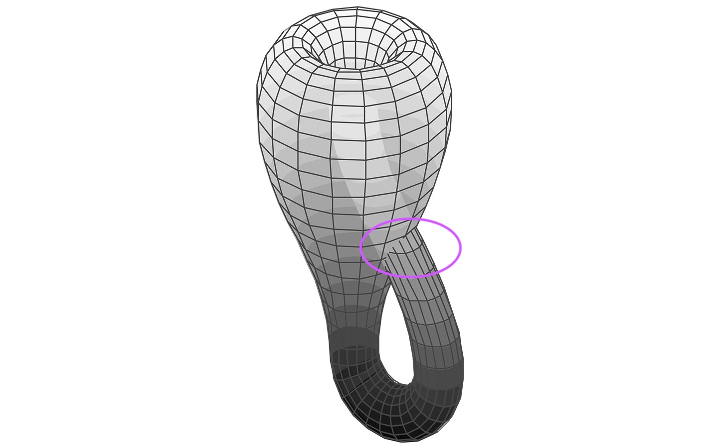 La surface de Boy - 3D - modèle, rendu, perspective