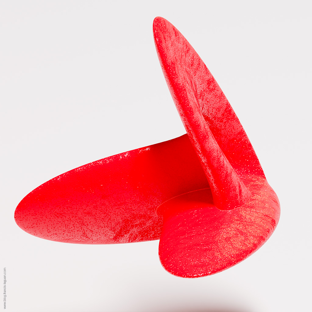 La surface de Boy - 3D - modèle, rendu, perspective