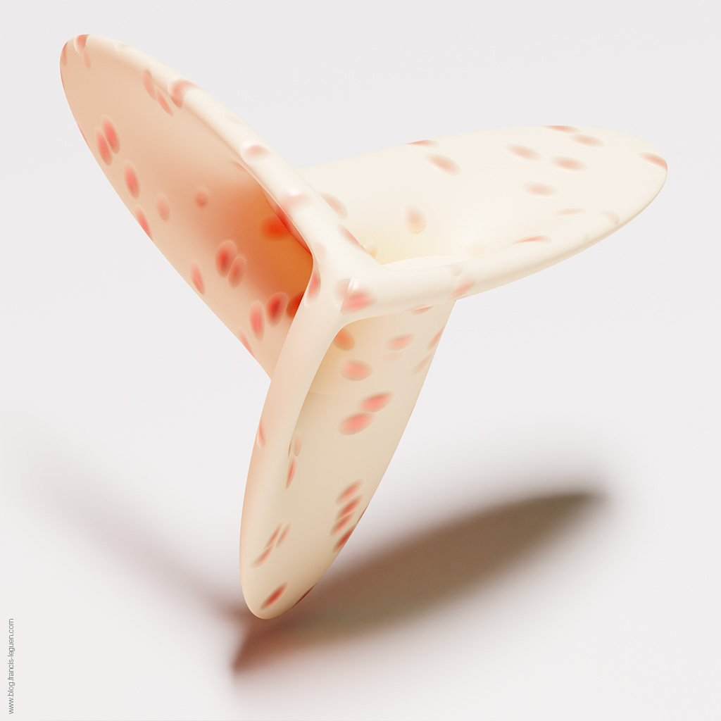 La surface de Boy - 3D - modèle, rendu, perspective