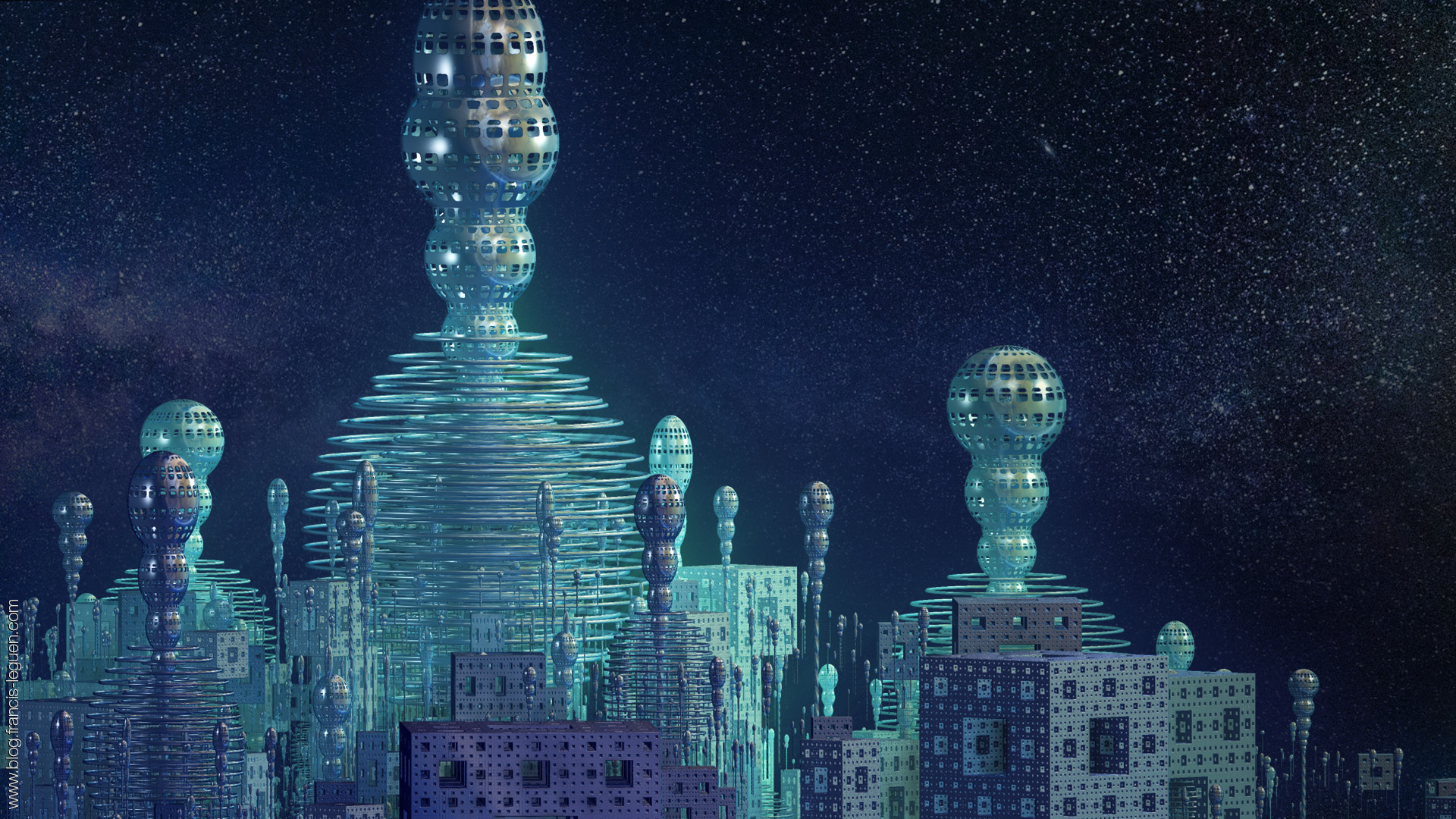 Fractales : Incendia Next - Fractales - spirales, organique, mandelbrot