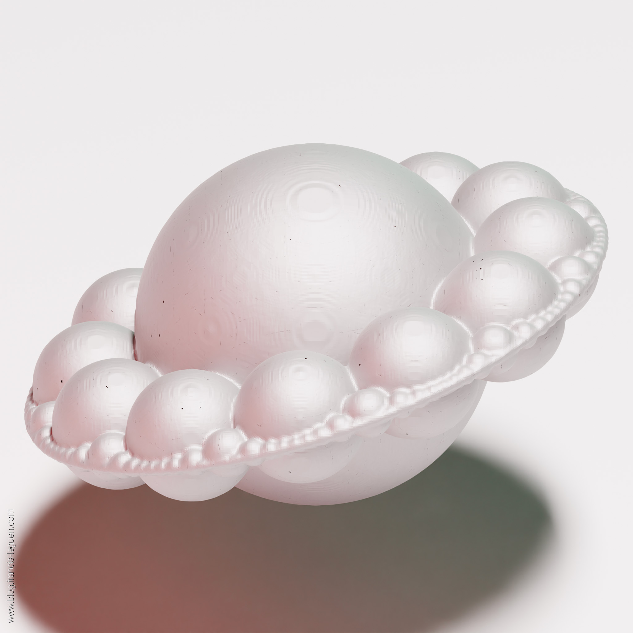 Exporter les fractales Incendia - 3D - maillage, lumière, surface