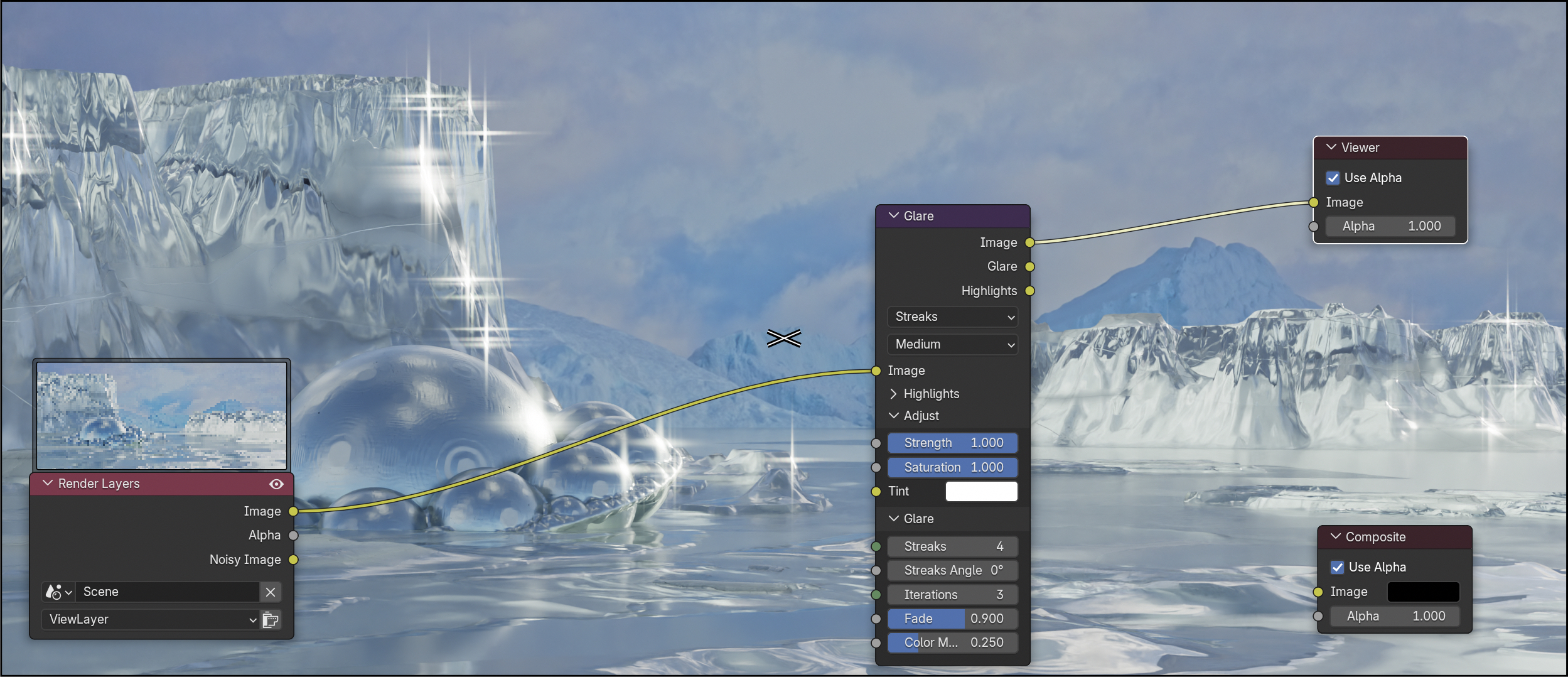 Blender : Compositor et Paint Filter - 3D - rendu, profondeur, texture