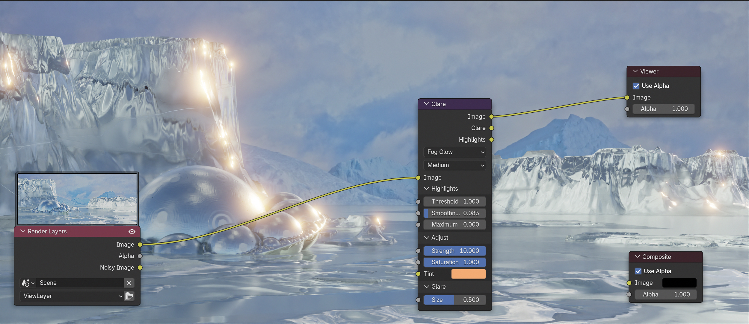 Blender : Compositor et Paint Filter - 3D - rendu, profondeur, texture