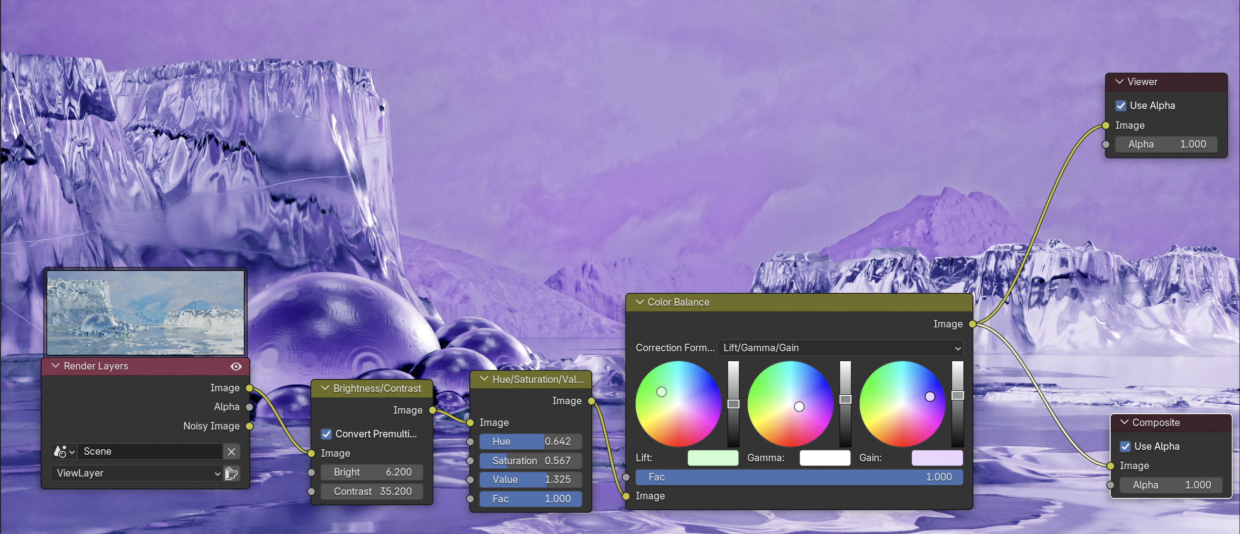 Blender : Compositor et Paint Filter - 3D - rendu, profondeur, texture