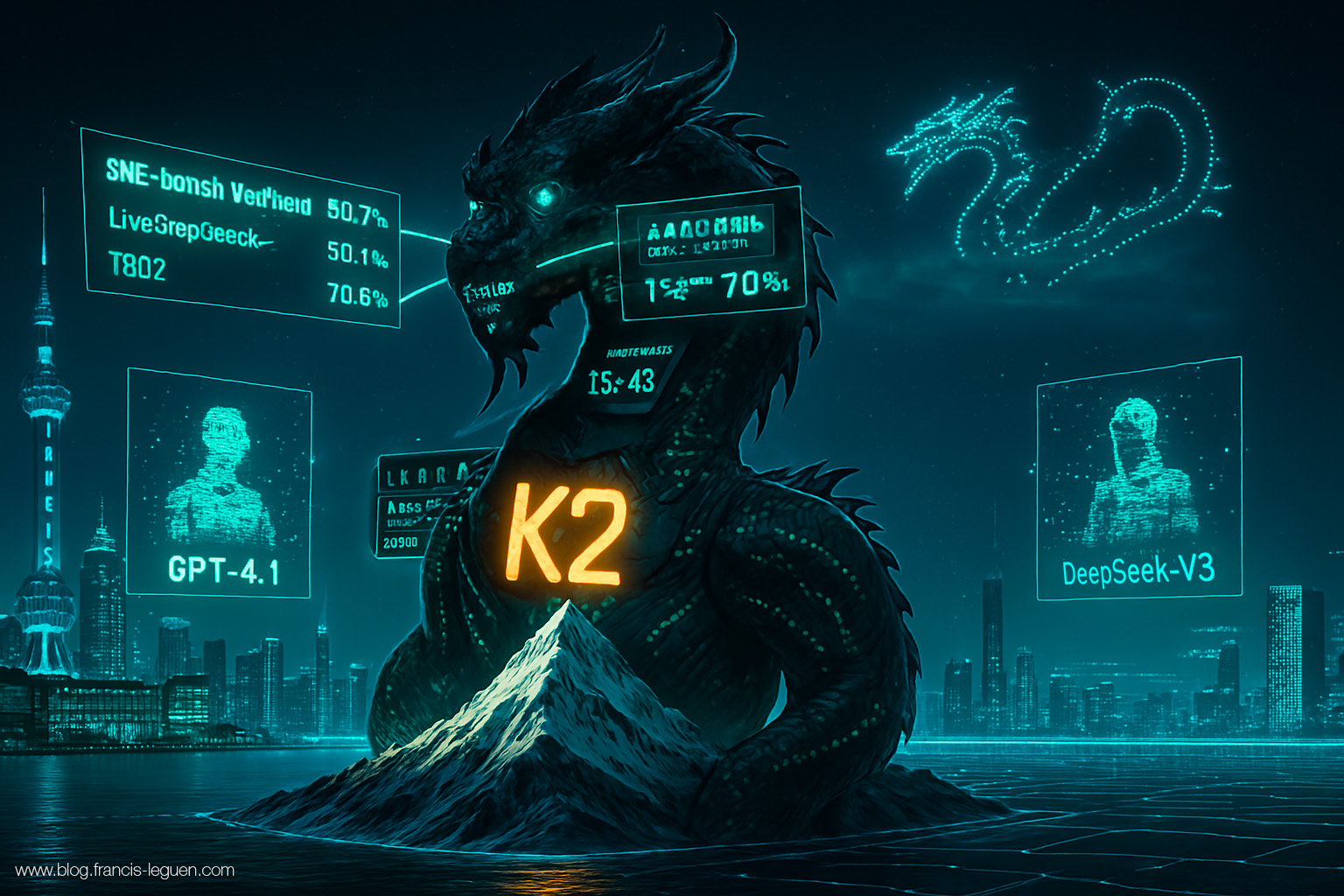 Kimi K2 la meilleure IA gratuite ? - Intelligence artificielle - algorithme, futur, informatique
