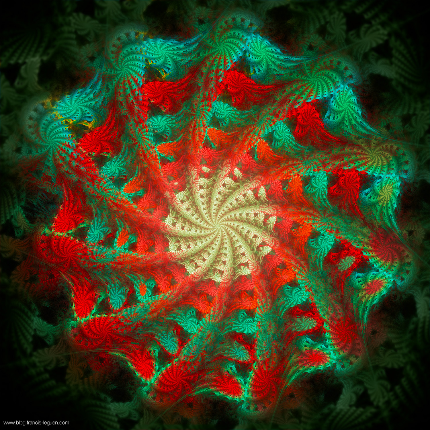 JWildfire Swan : Les sortilèges de Glynnia - Fractales - motifs abstraits, mathématiques, organique