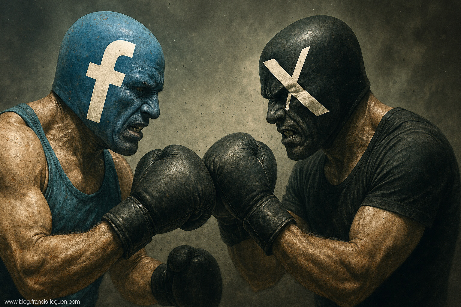 Réseaux sociaux : Facebook ou X ? - Humeur - visuel poétique, joie, nostalgie