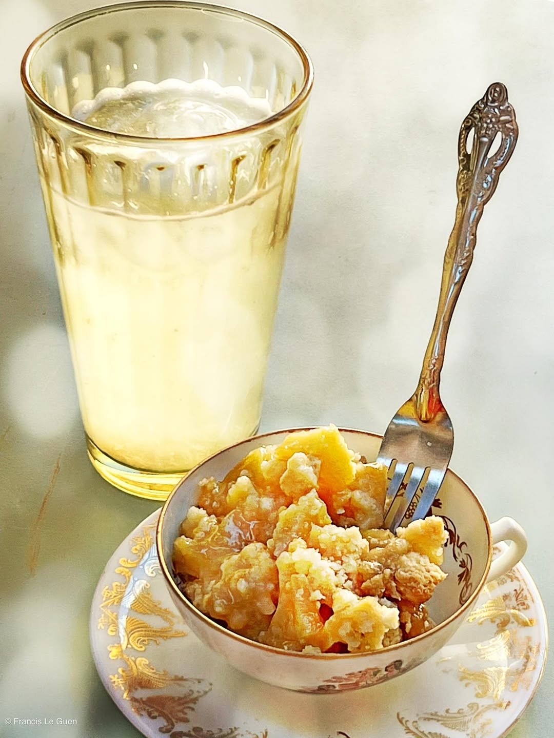 Crumbe aux pommes, citronnade maison : Je me souviens...