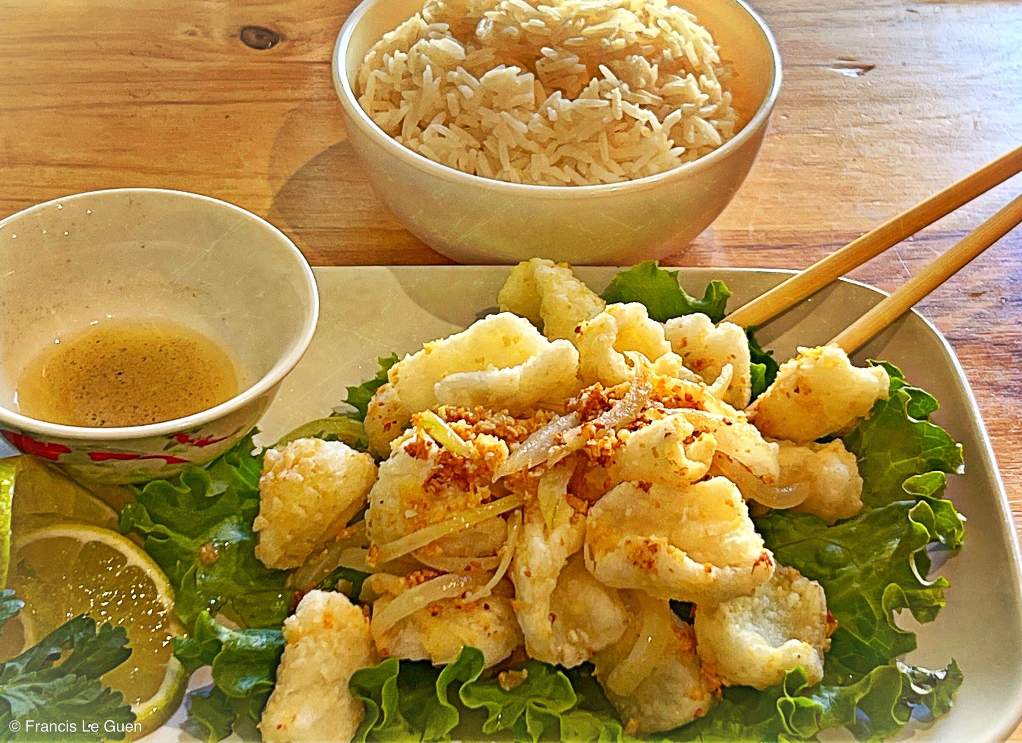 Calamars à l'ail