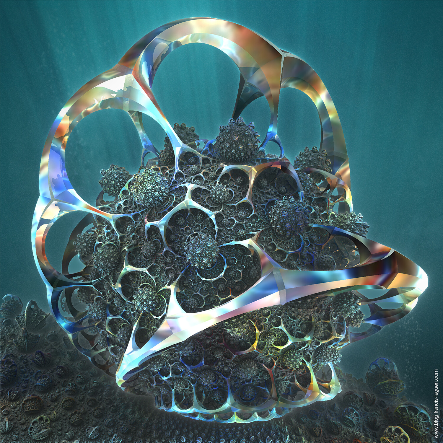 Tableaux fractals : Comment j'ai imaginé Abalone ? - Boutique fractale - art mural, tableau, coloré